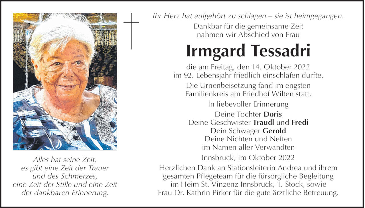 Irmgard Tessadri Bild