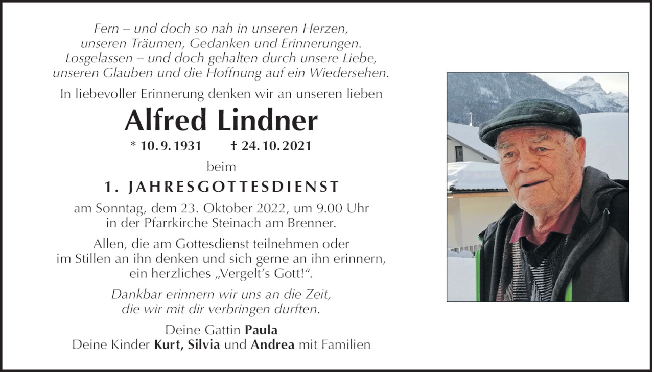 Alfred Lindner Bild