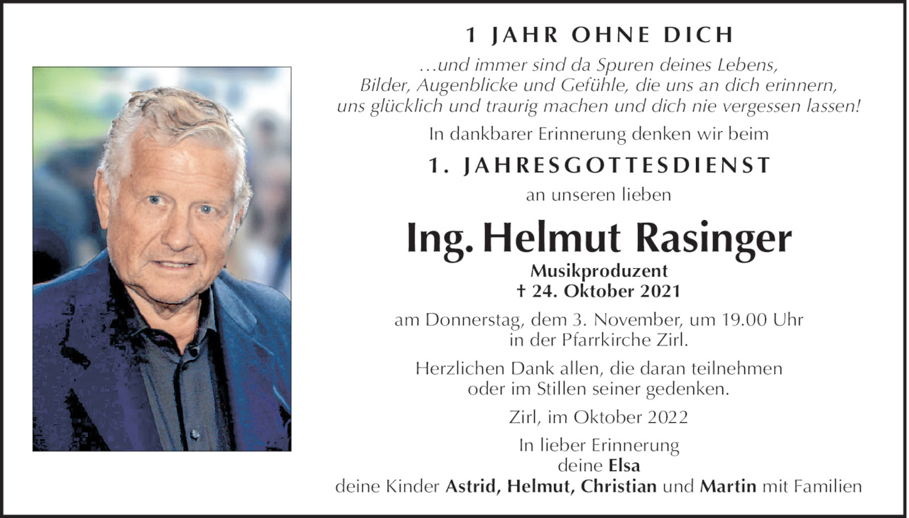 Helmut Rasinger Bild
