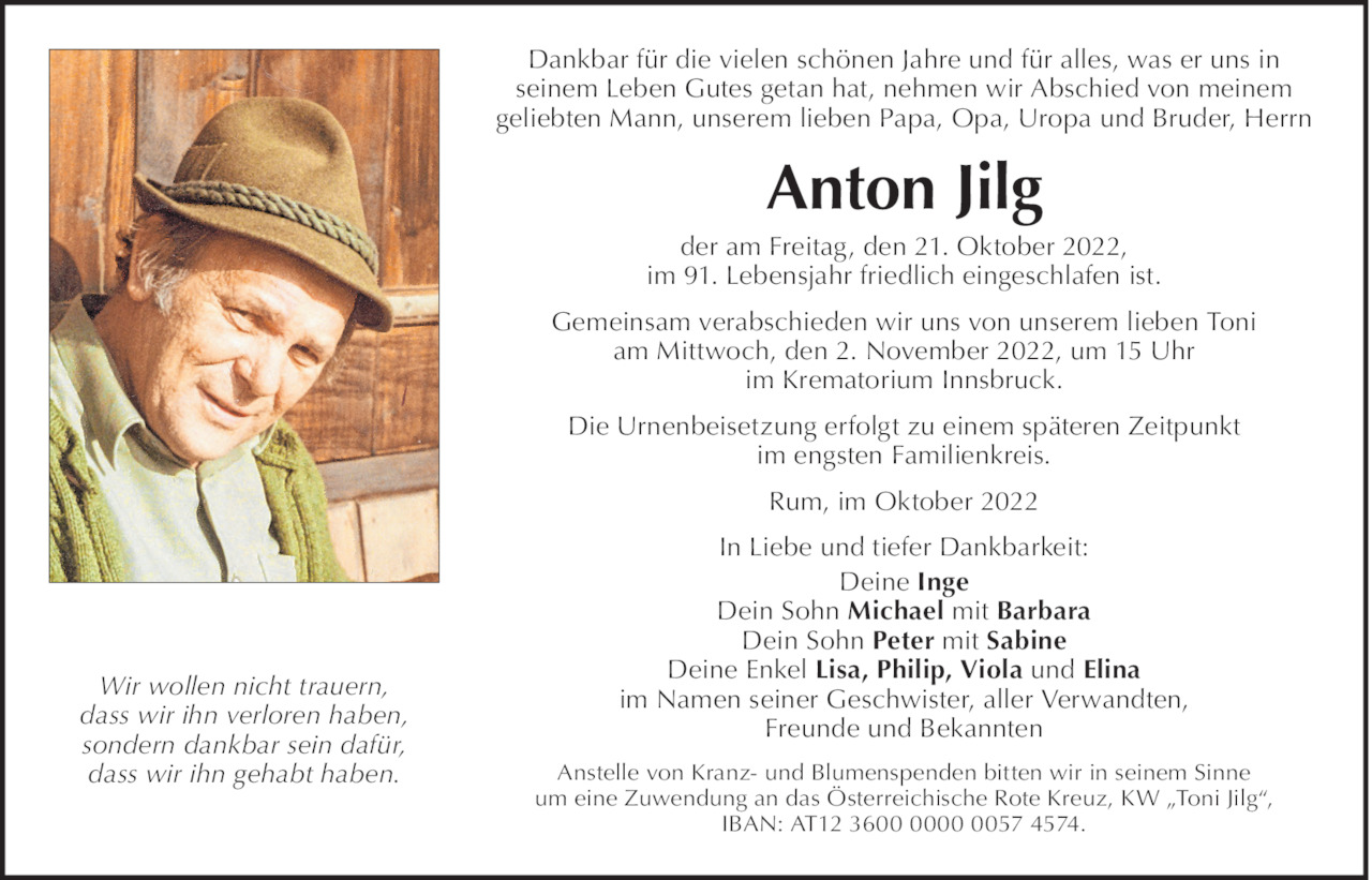 Anton Jilg Bild
