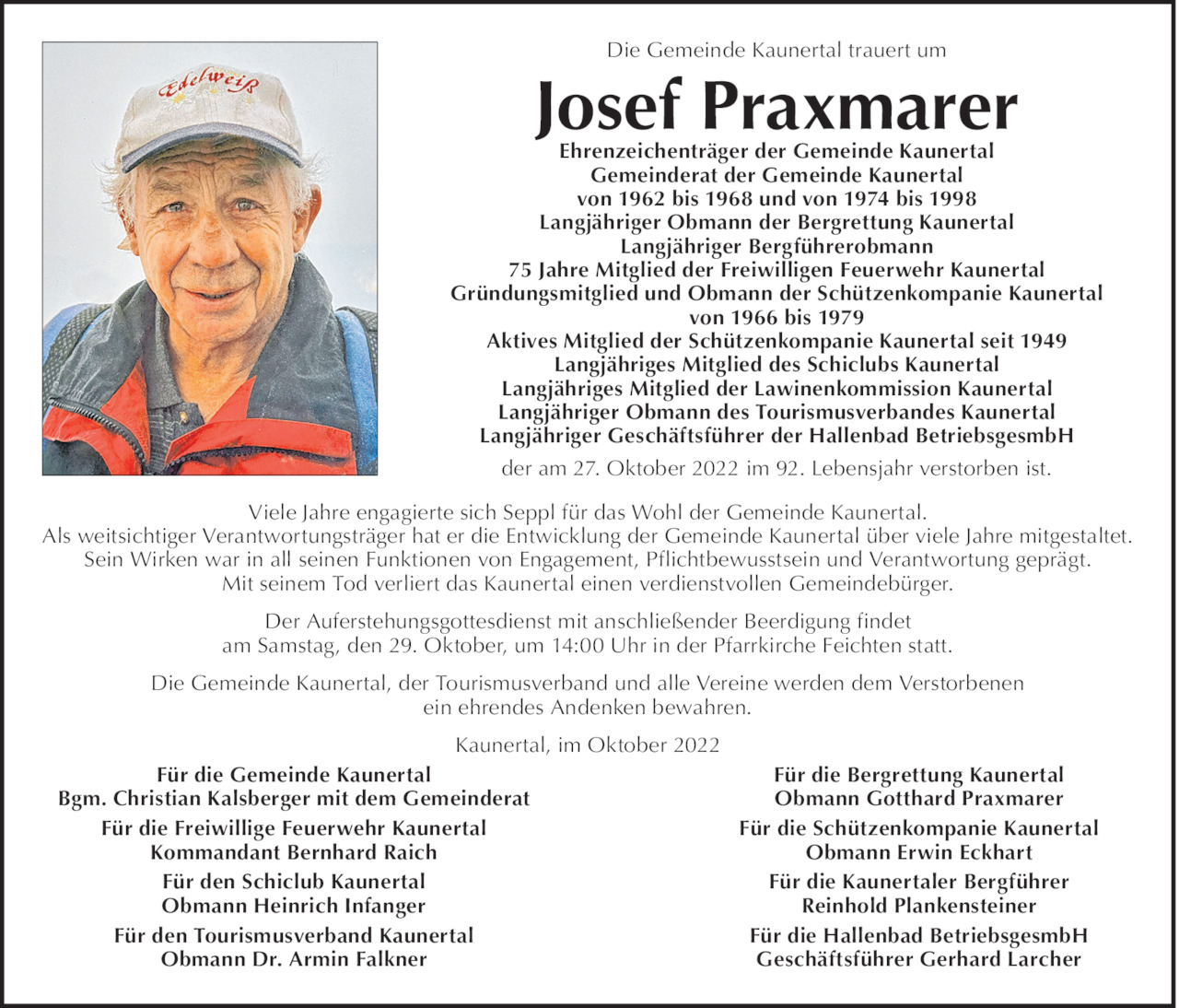 Josef Praxmarer Bild
