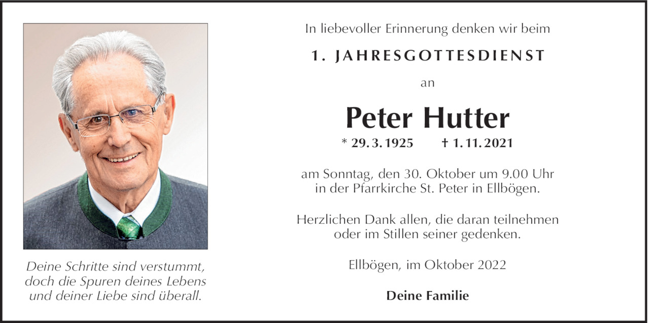 Peter Hutter Bild