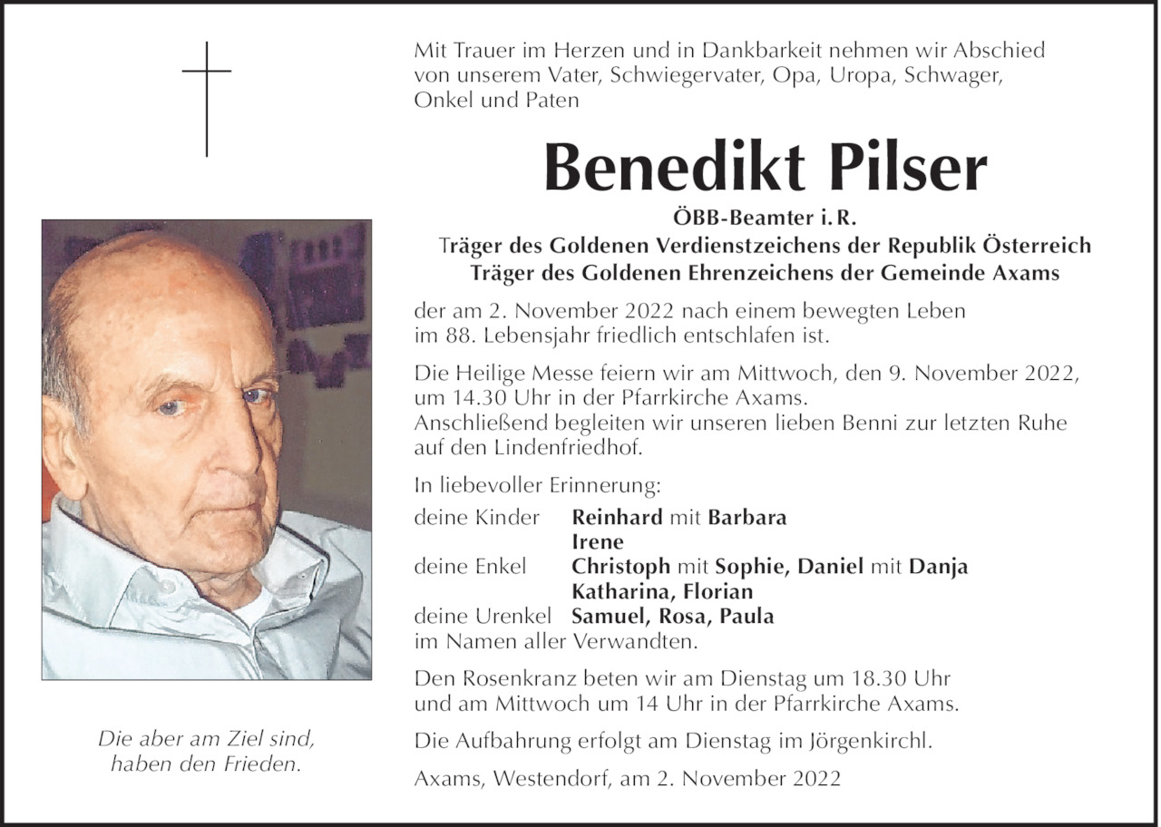 Benedikt Pilser Bild