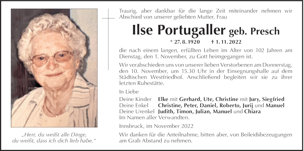 Ilse Portugaller Bild