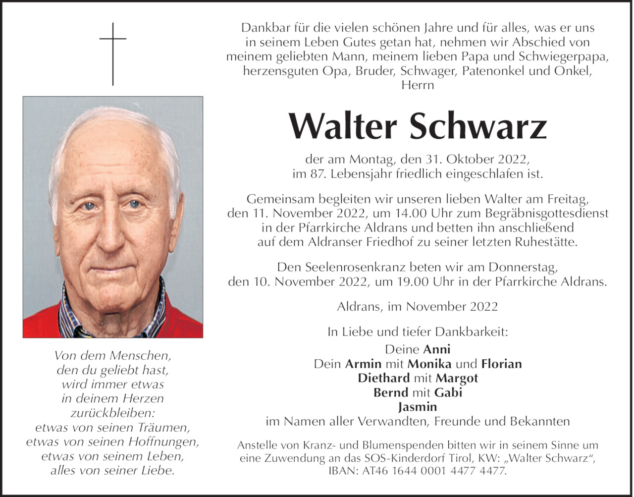 Walter Schwarz Bild