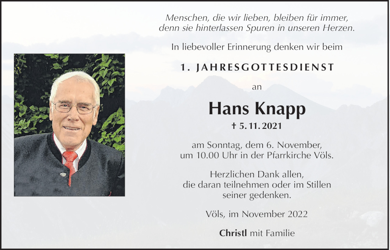 Hans Knapp Bild