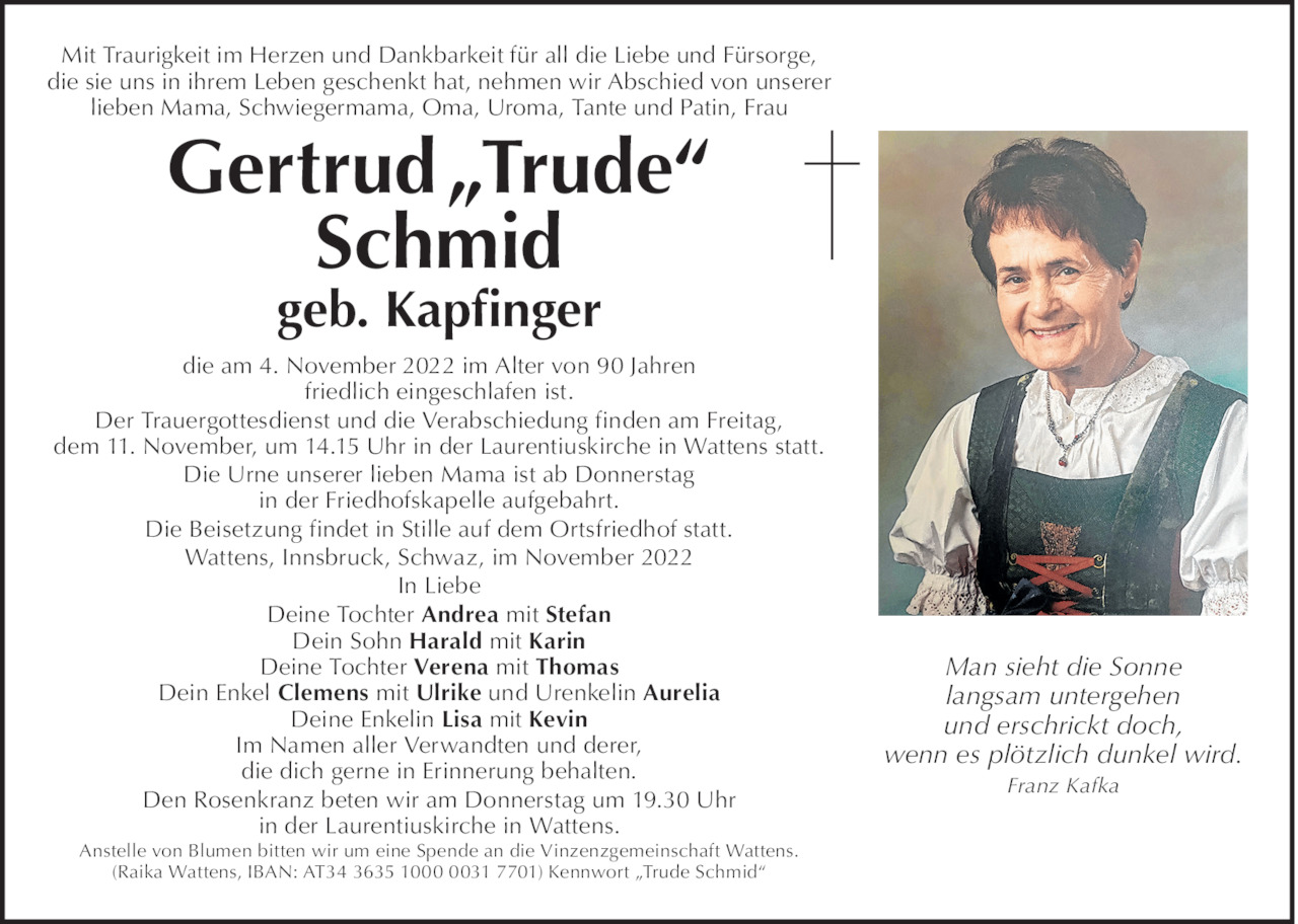 Gertrud Schmid Bild