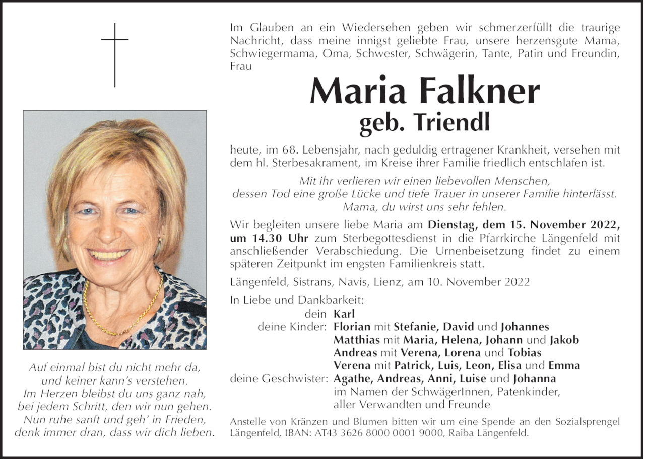 Maria Falkner Bild