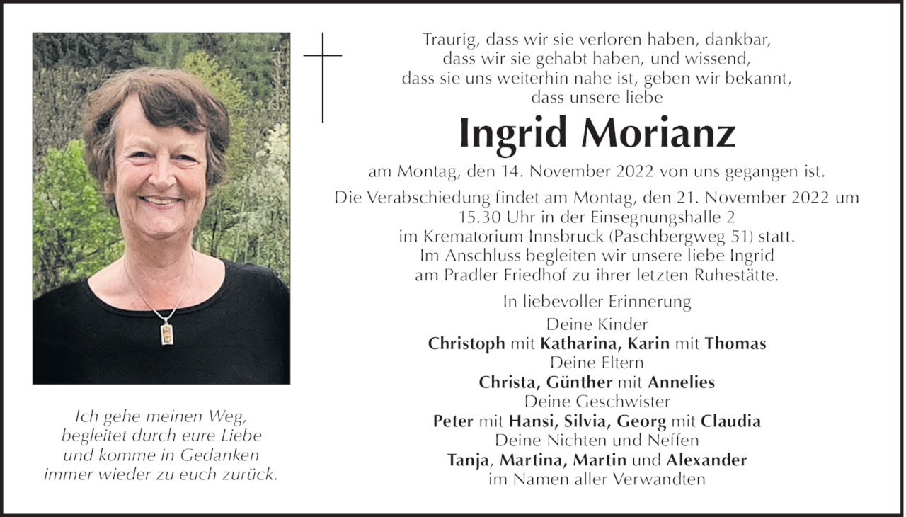 Ingrid Morianz Bild