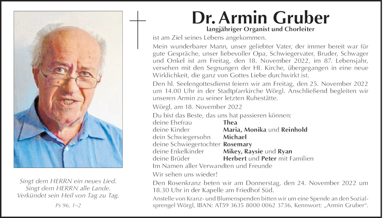 Armin Gruber Bild