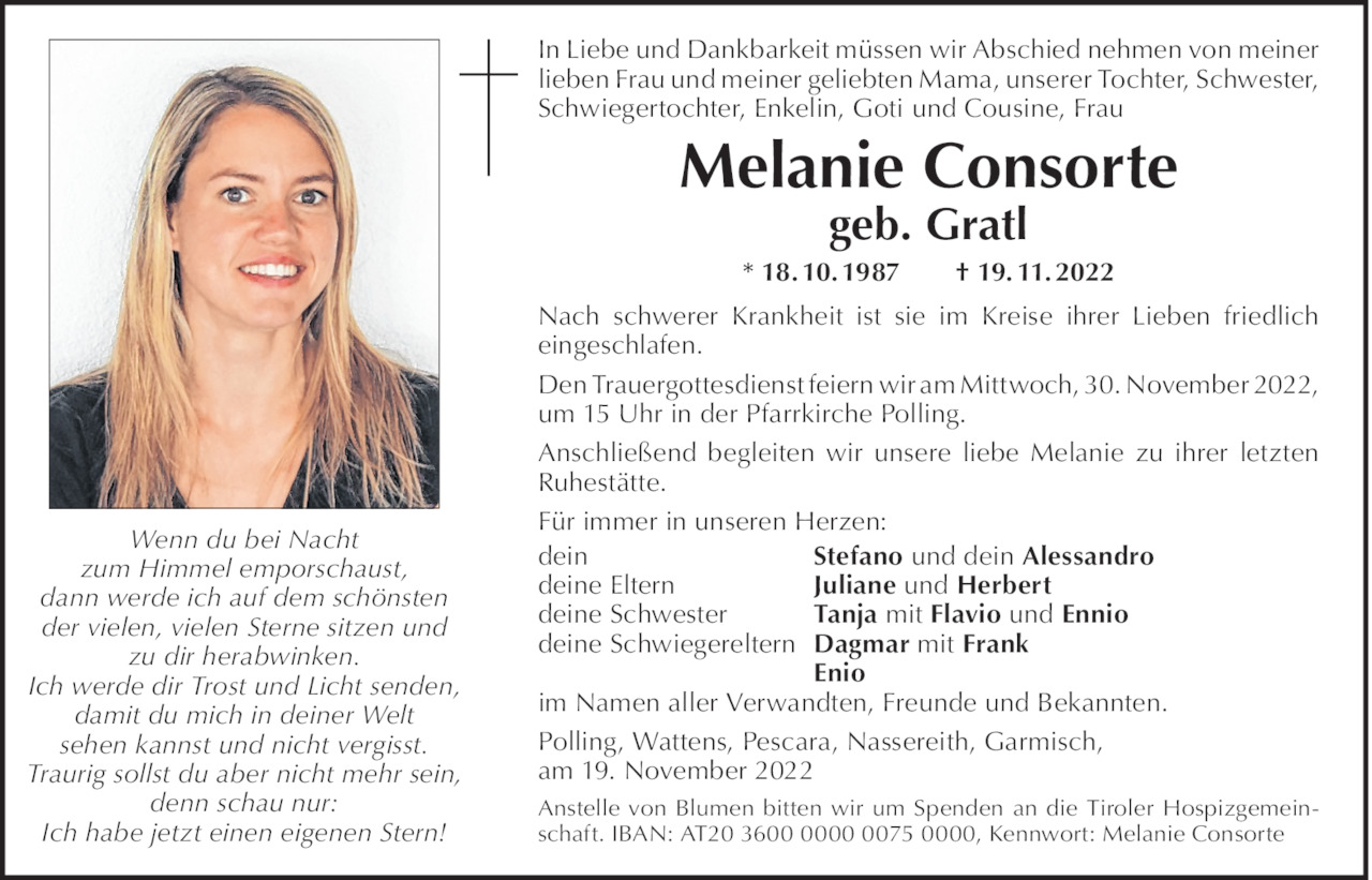 Melanie Consorte Bild