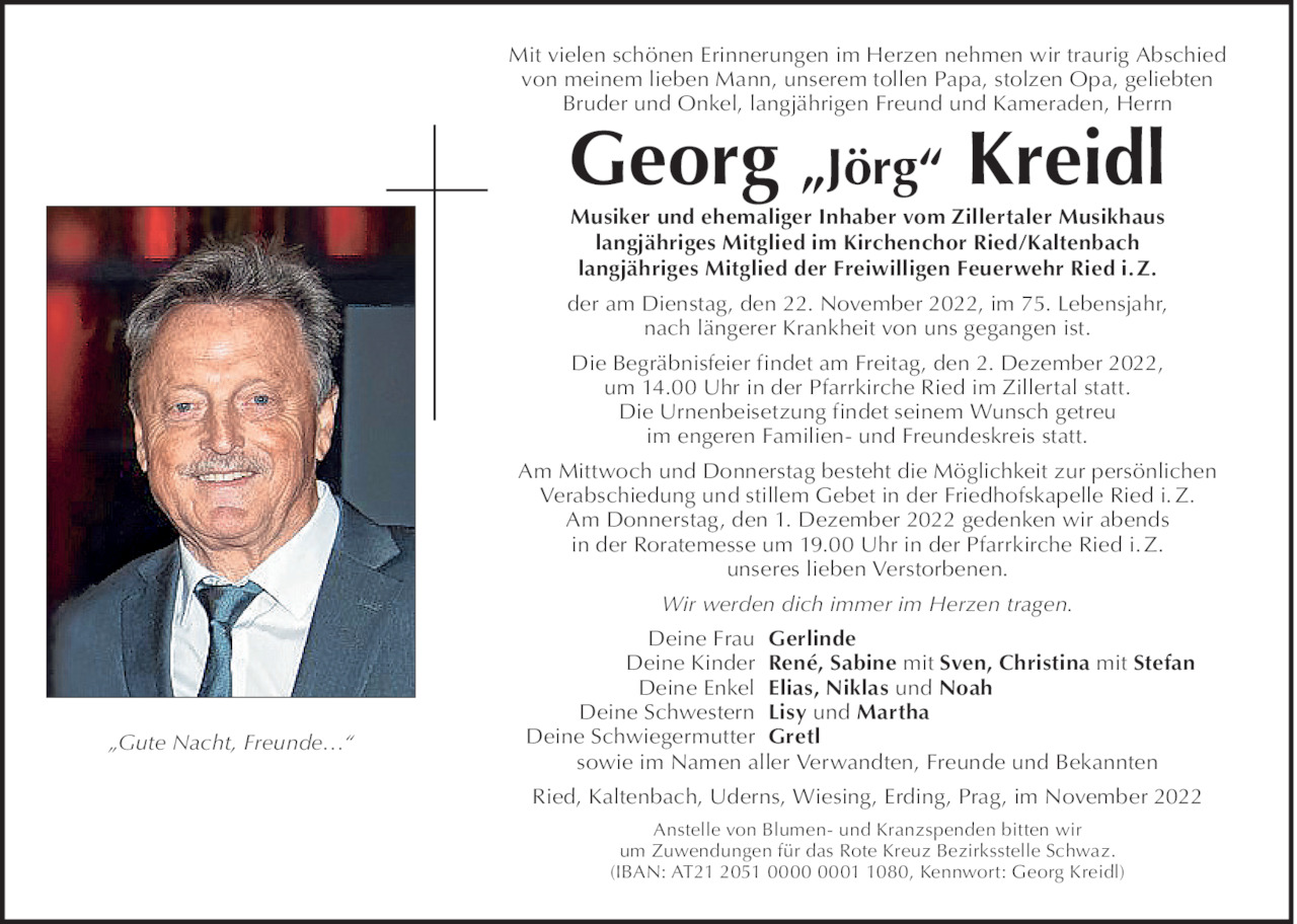 Georg Kreidl Bild