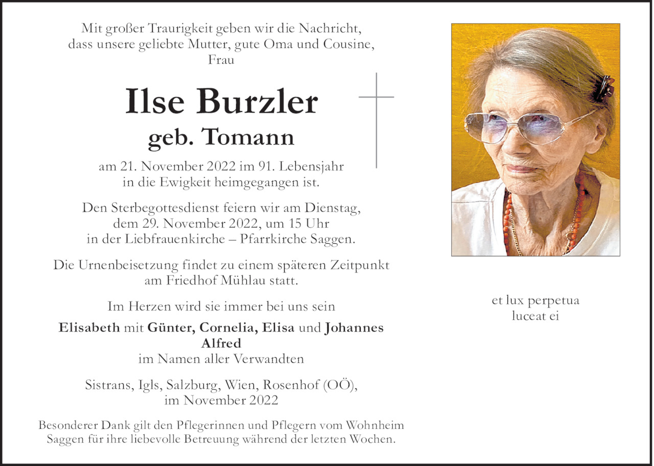 Ilse Burzler Bild