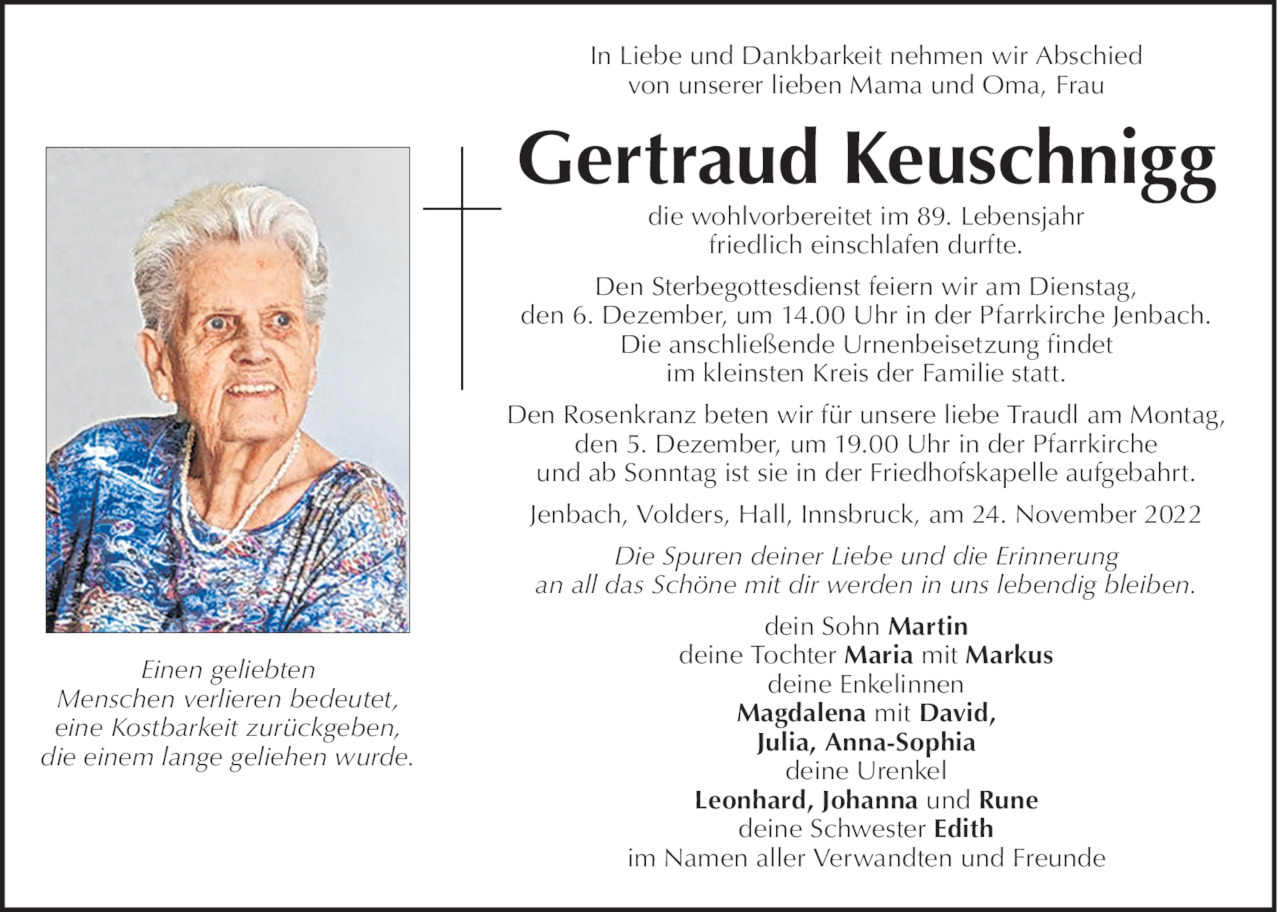 Gertraud Keuschnigg Bild