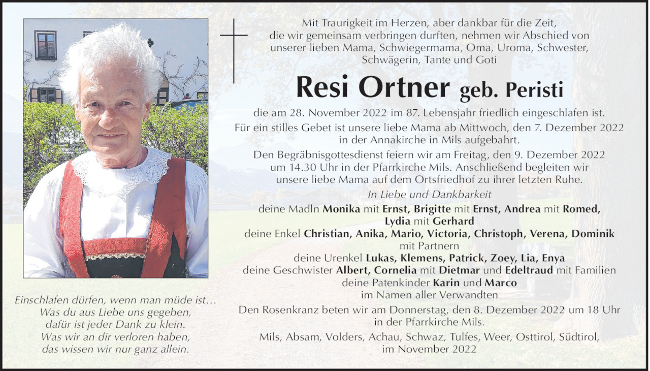 Resi Ortner Bild