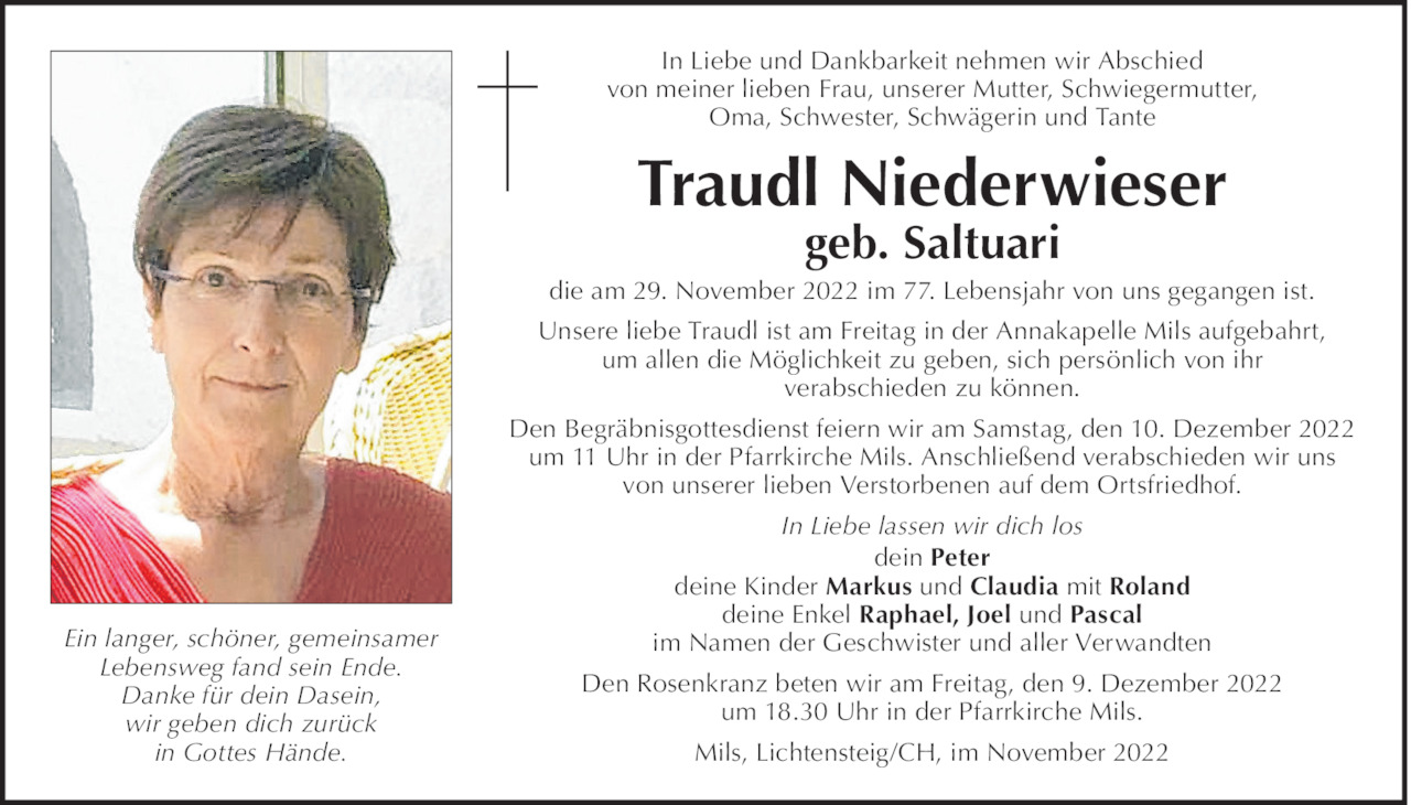 Traudl Niederwieser Bild
