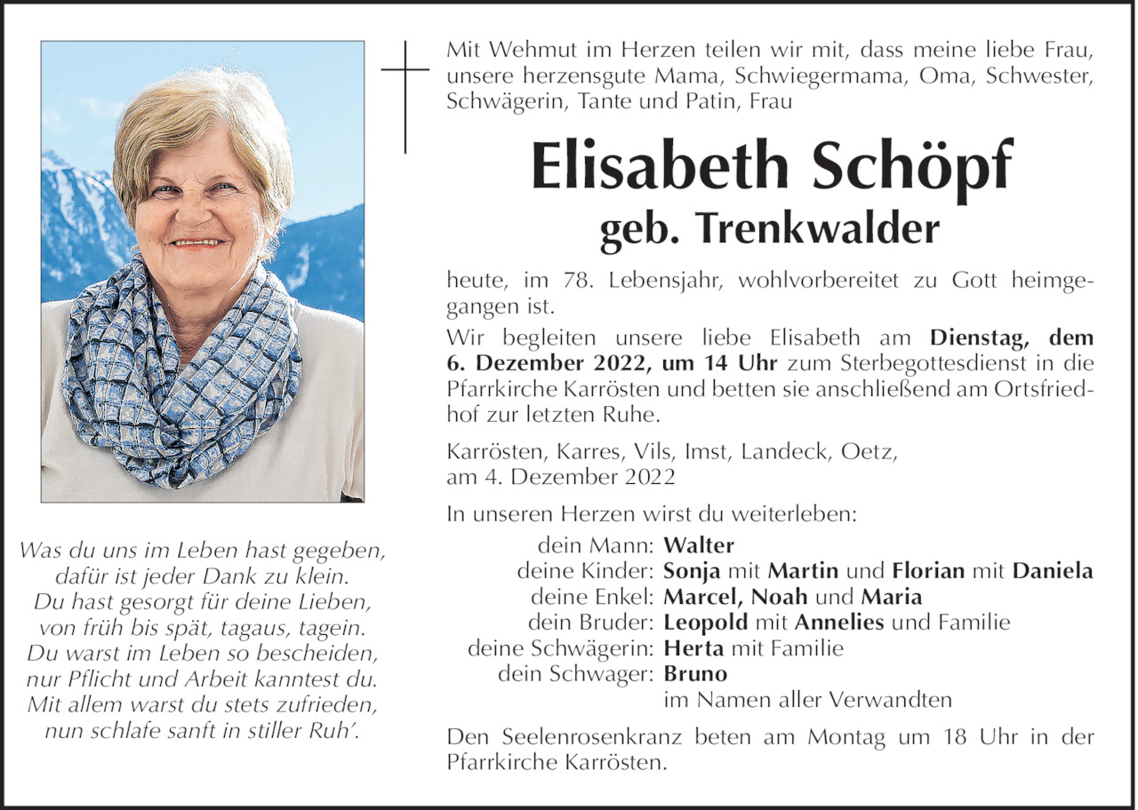 Elisabeth Schöpf Bild