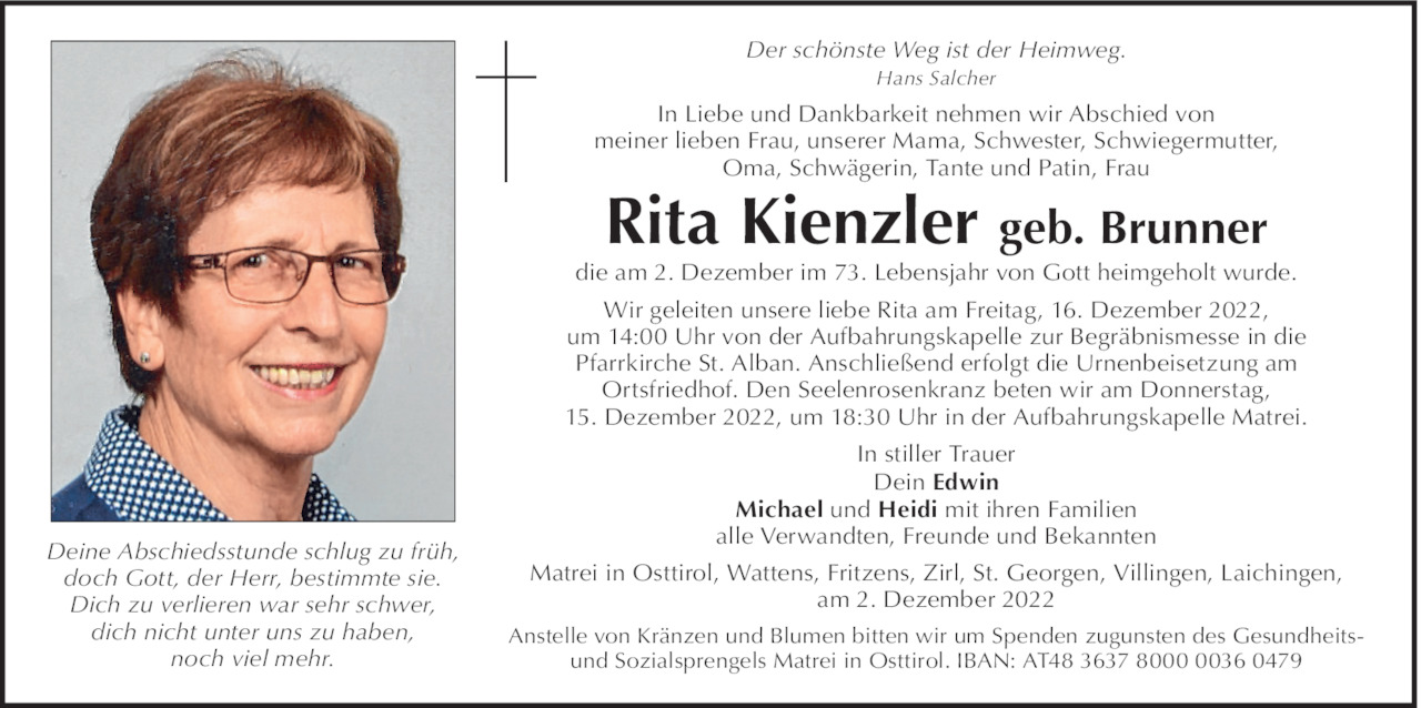 Rita Kienzler Bild