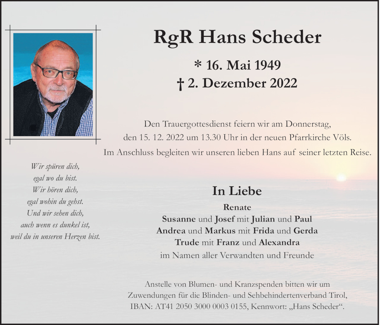 Hans Scheder Bild