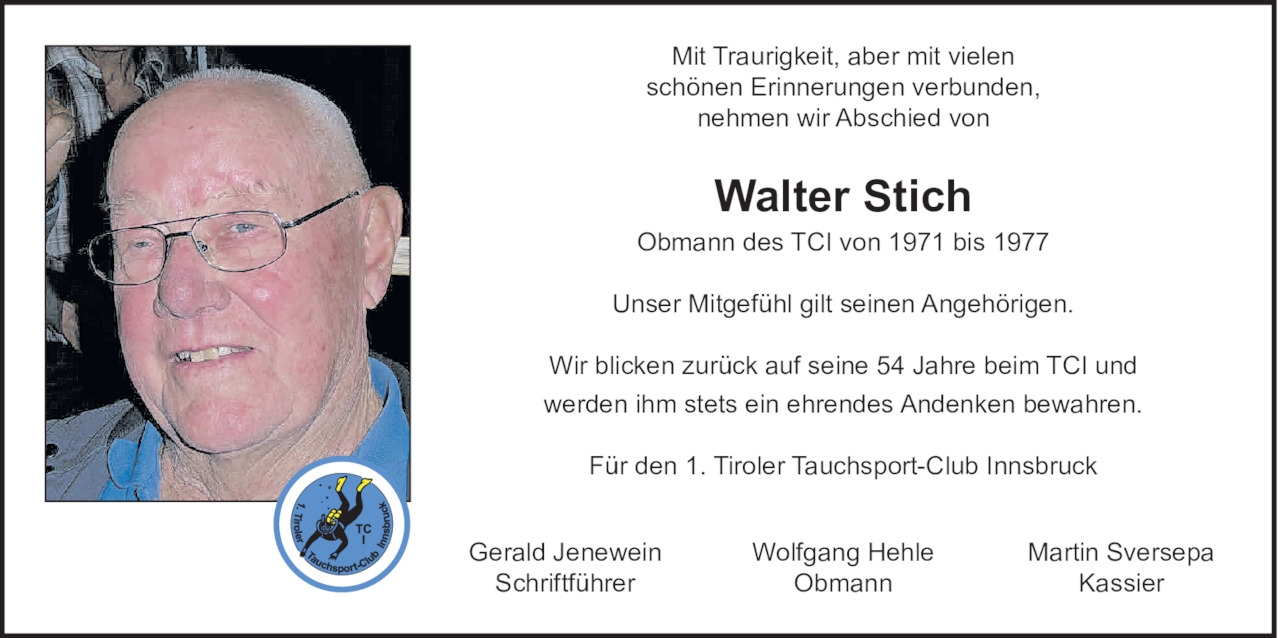 Walter Stich Bild