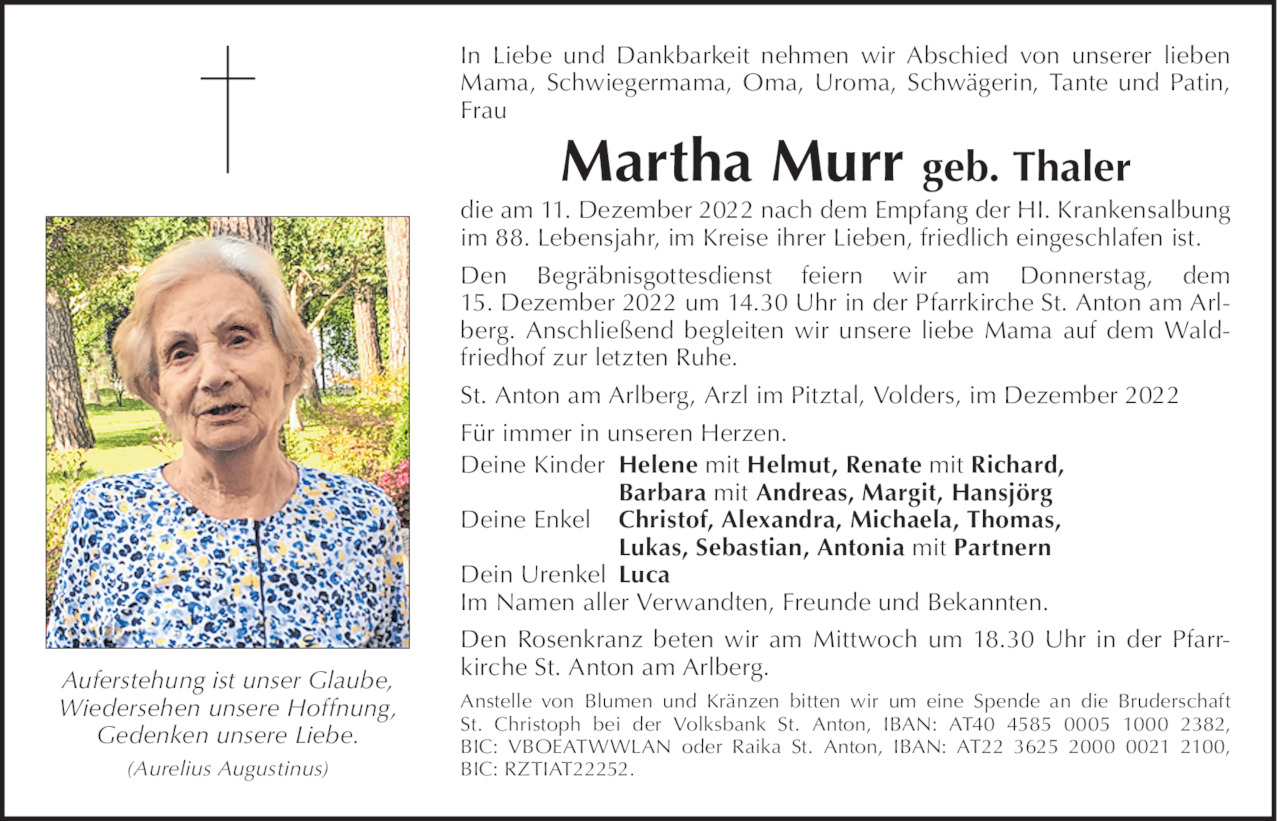 Martha Murr Bild