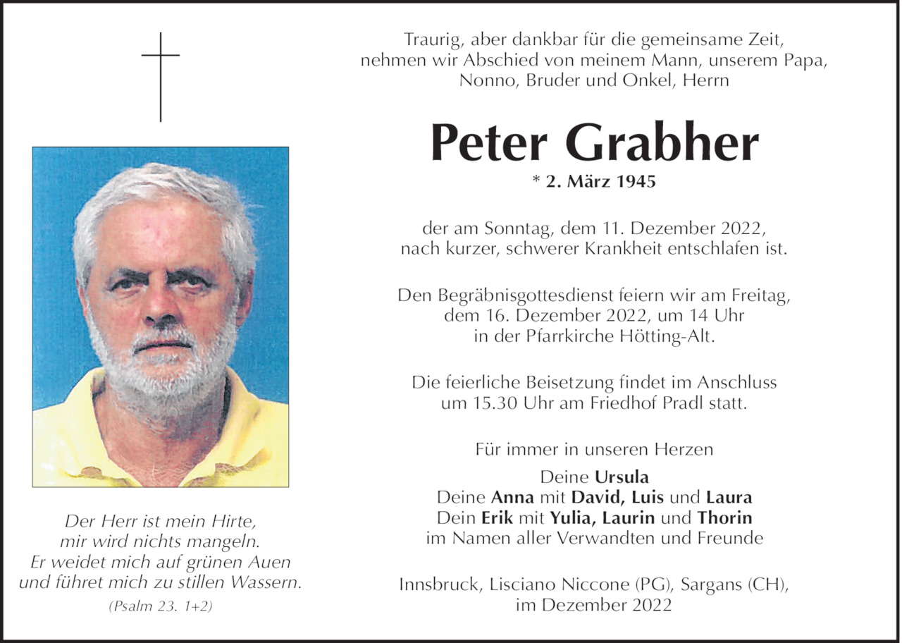 Peter Grabher Bild