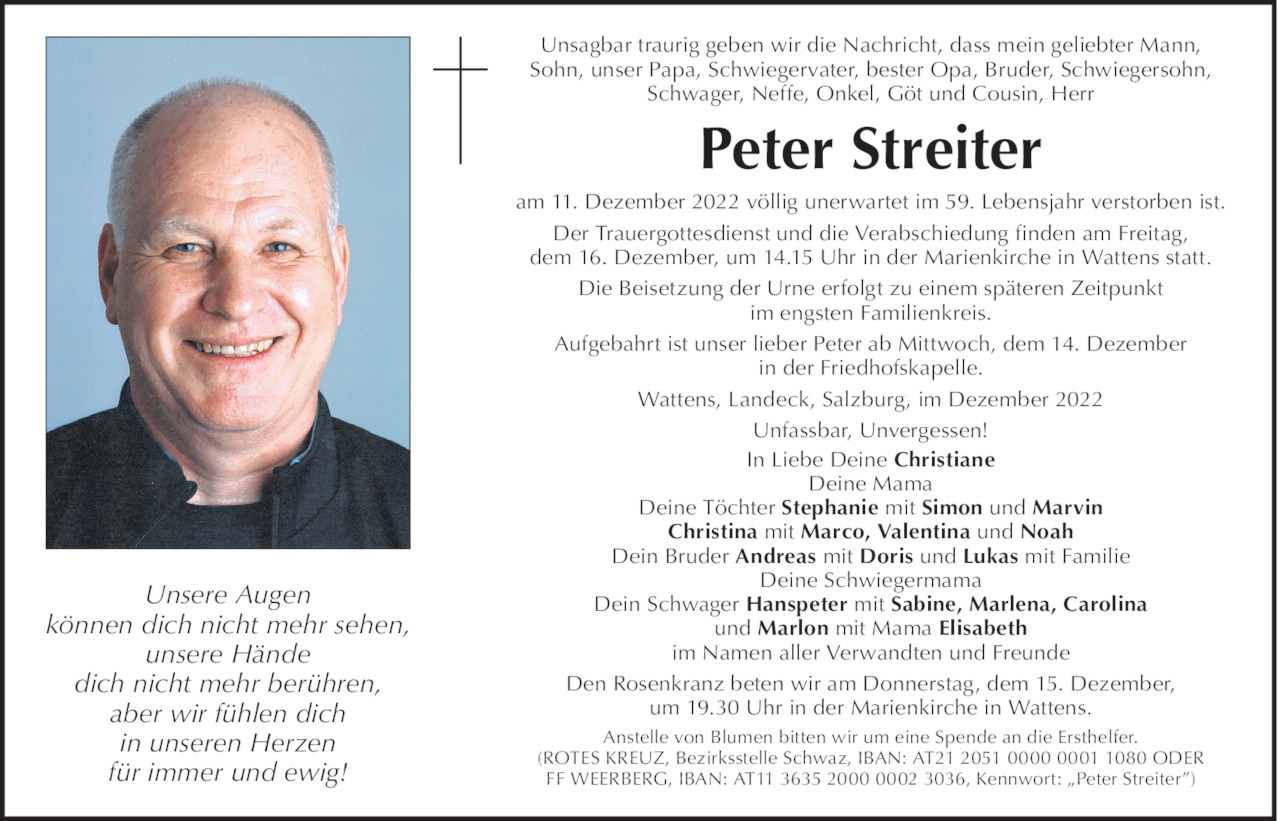Peter Streiter Bild
