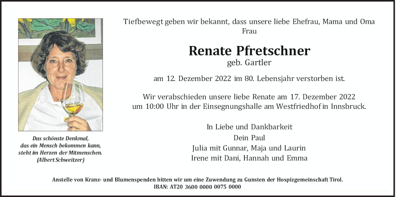 Renate Pfretschner Bild