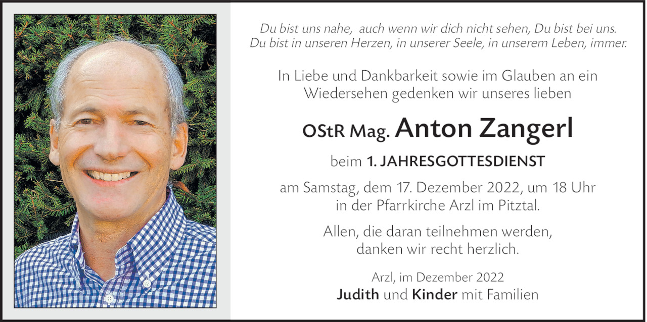 Anton Zangerl Bild