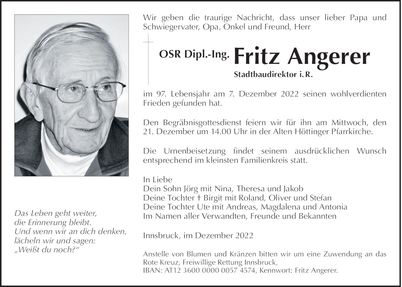 Fritz Angerer Bild