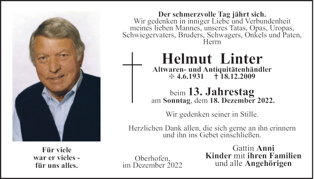 Helmut Linter Bild