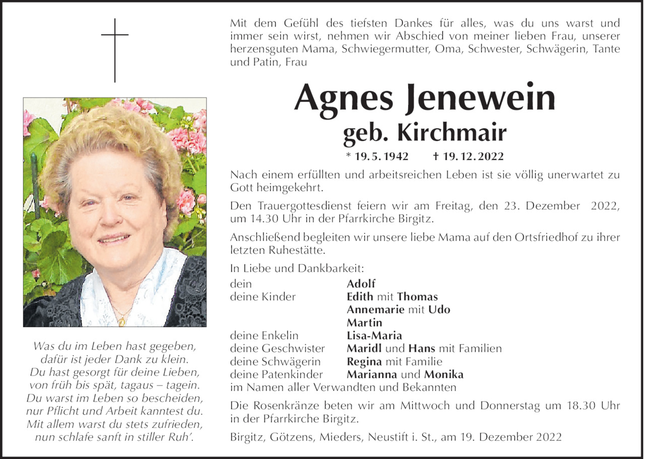 Agnes Jenewein Bild