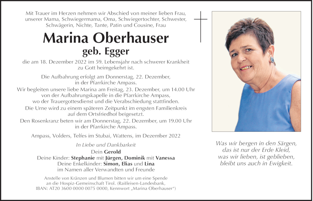 Marina Oberhauser Bild
