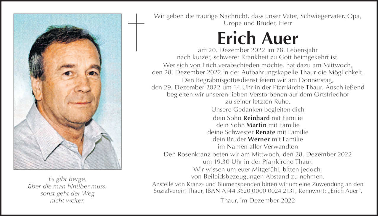 Erich Auer Bild