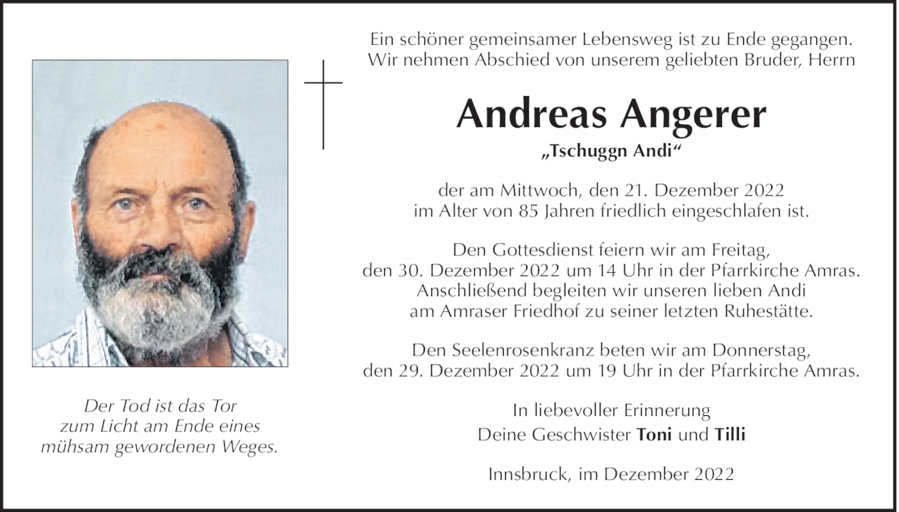 Andreas Angerer Bild
