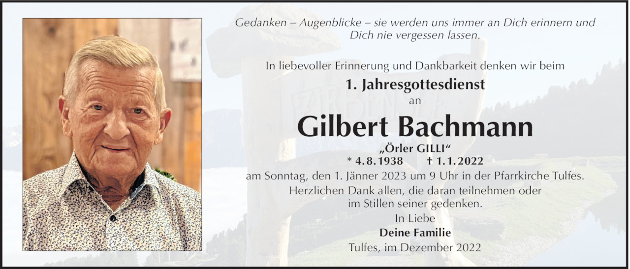 Gilbert Bachmann Bild