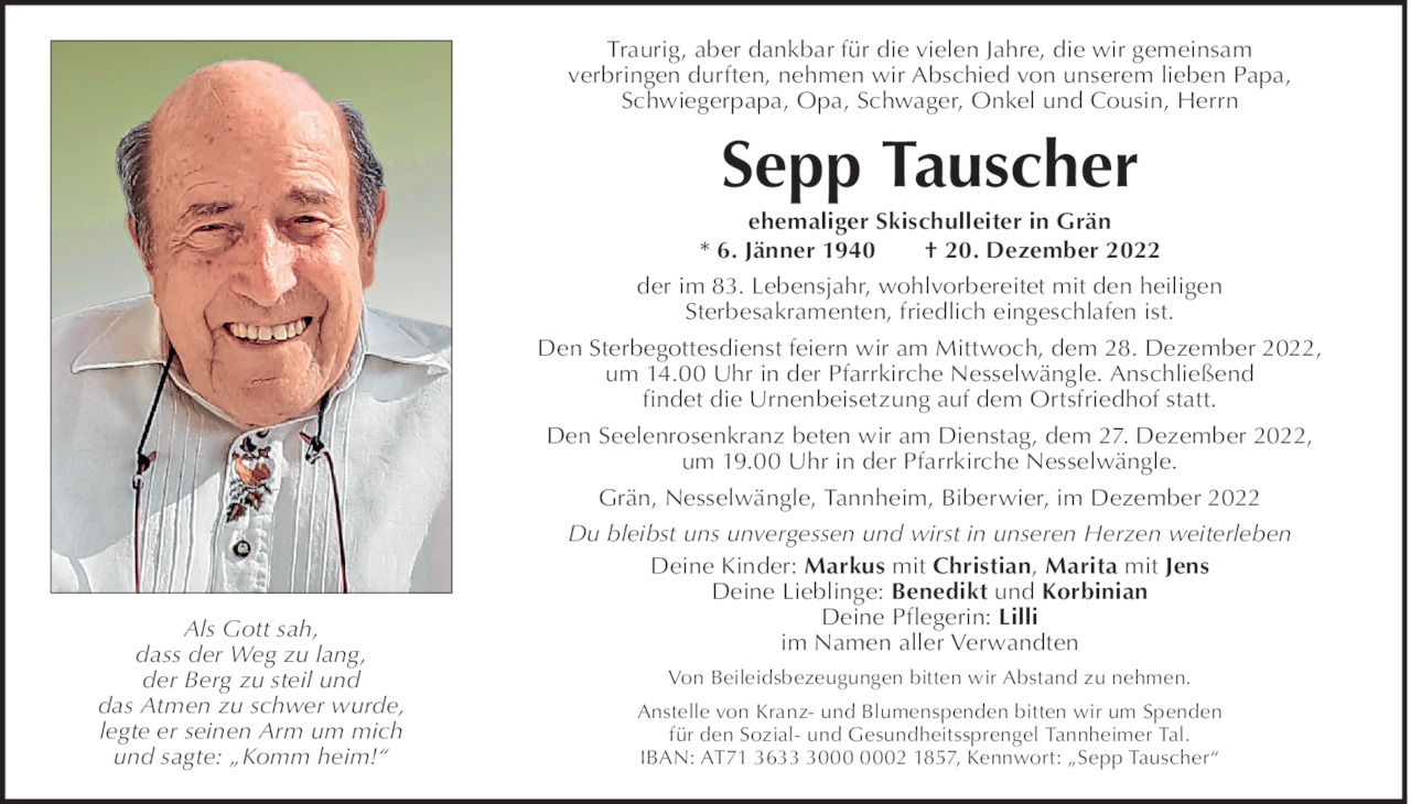 Sepp Tauscher Bild