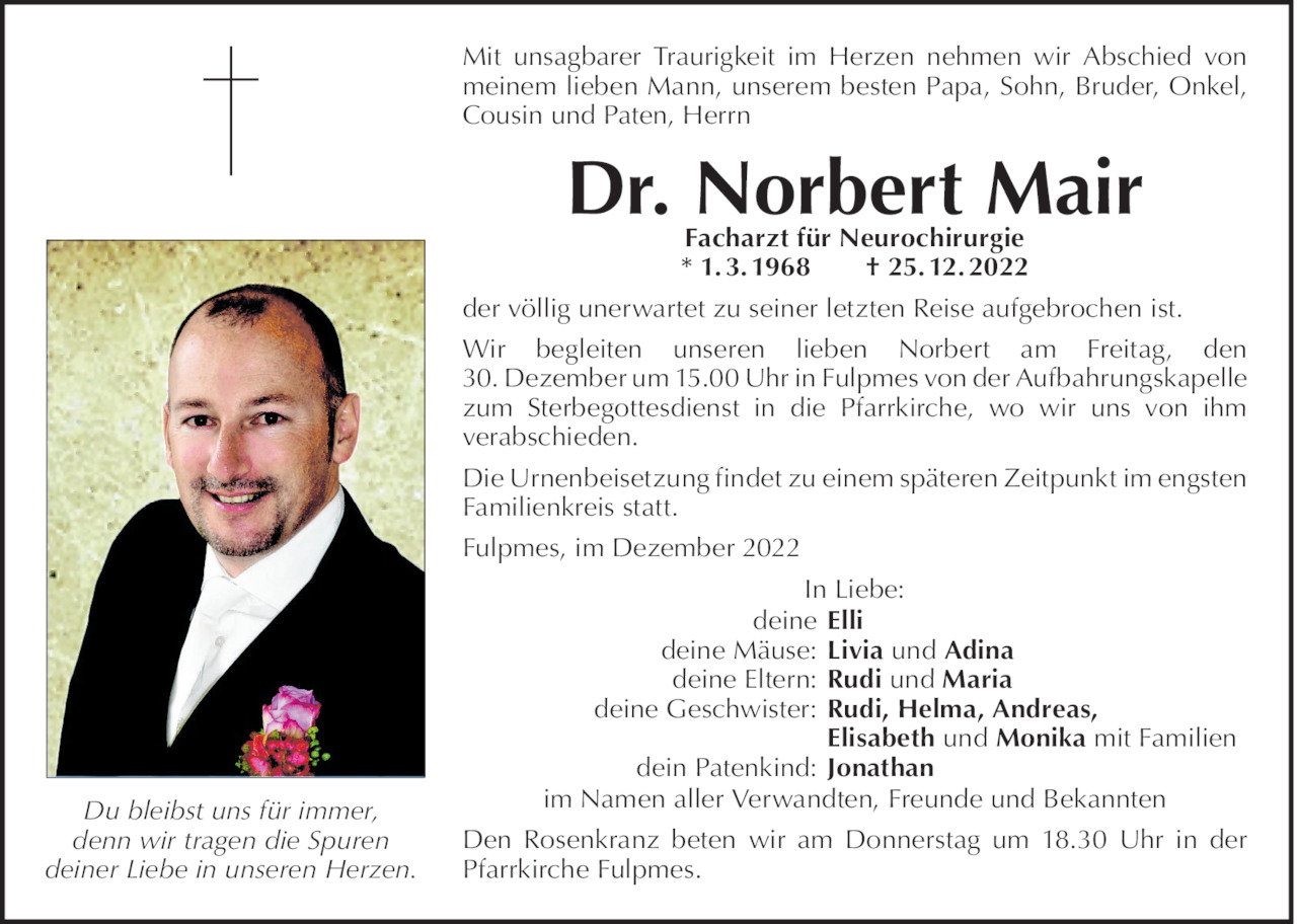 Norbert Mair Bild