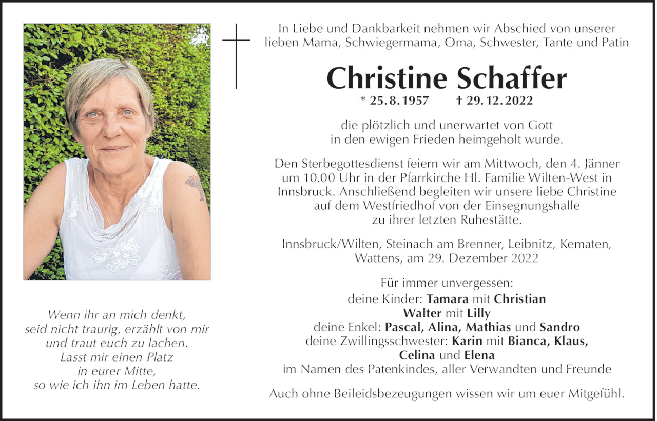 Christine Schaffer Bild