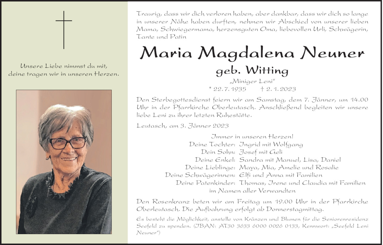 Maria Magdalena Neuner Bild