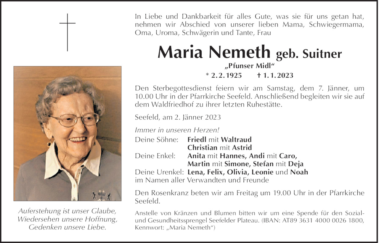 Maria Nemeth Bild