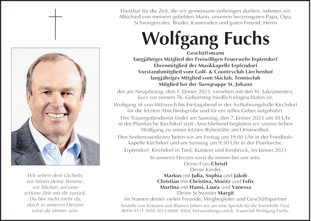 Wolfgang Fuchs Bild