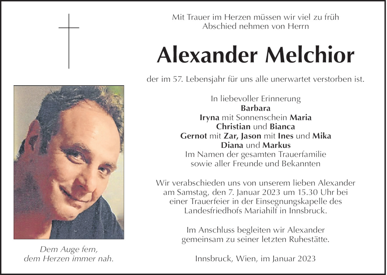 Alexander Melchior Bild