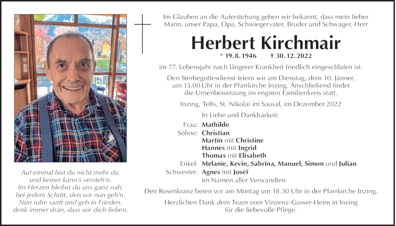 Herbert Kirchmair Bild