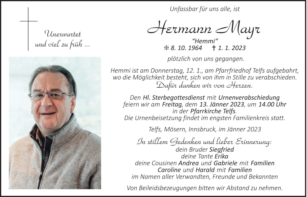 Hermann Mayr Bild