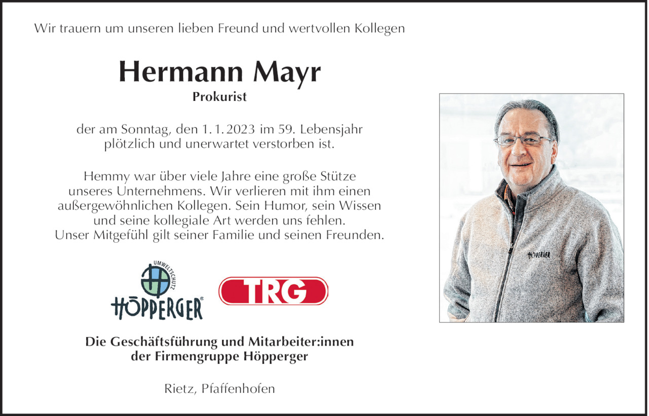 Hermann Mayr Bild