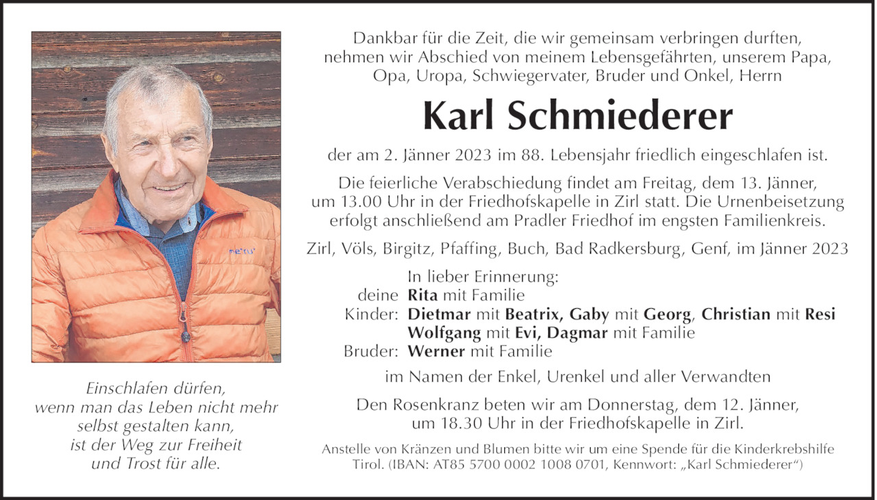 Karl Schmiederer Bild