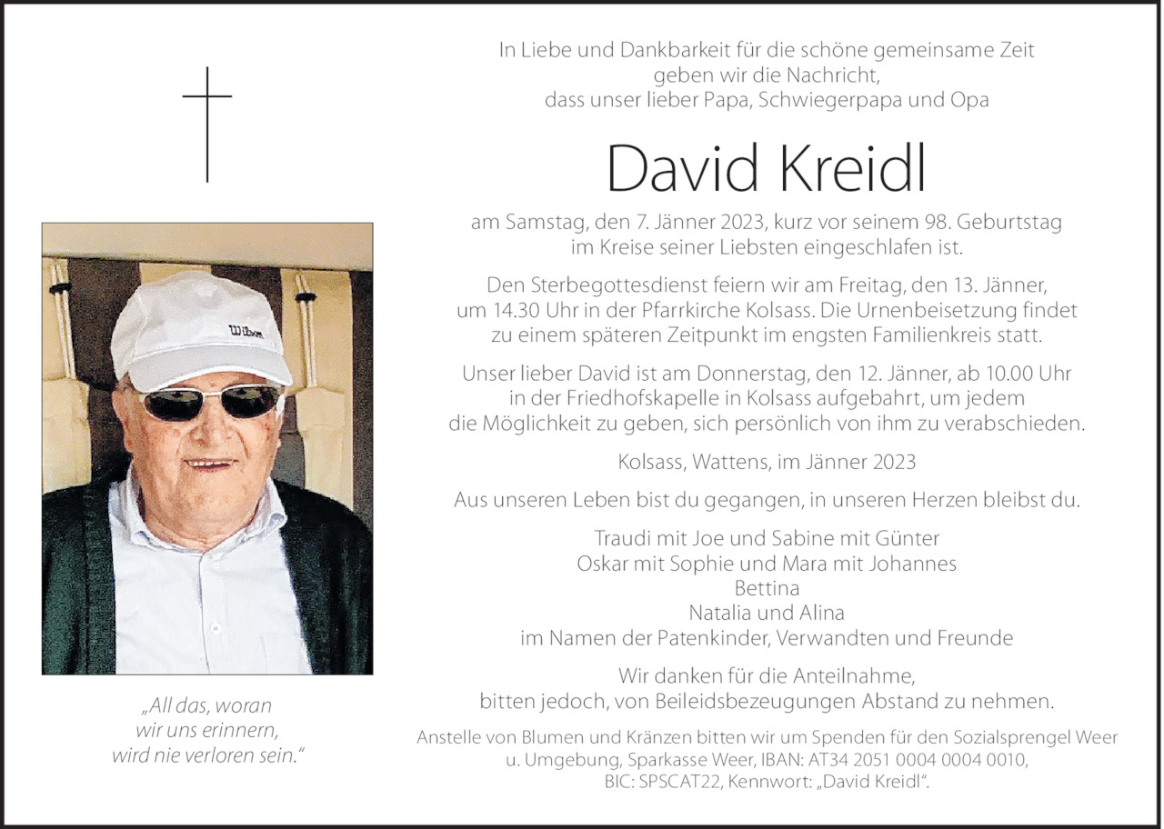 David Kreidl Bild
