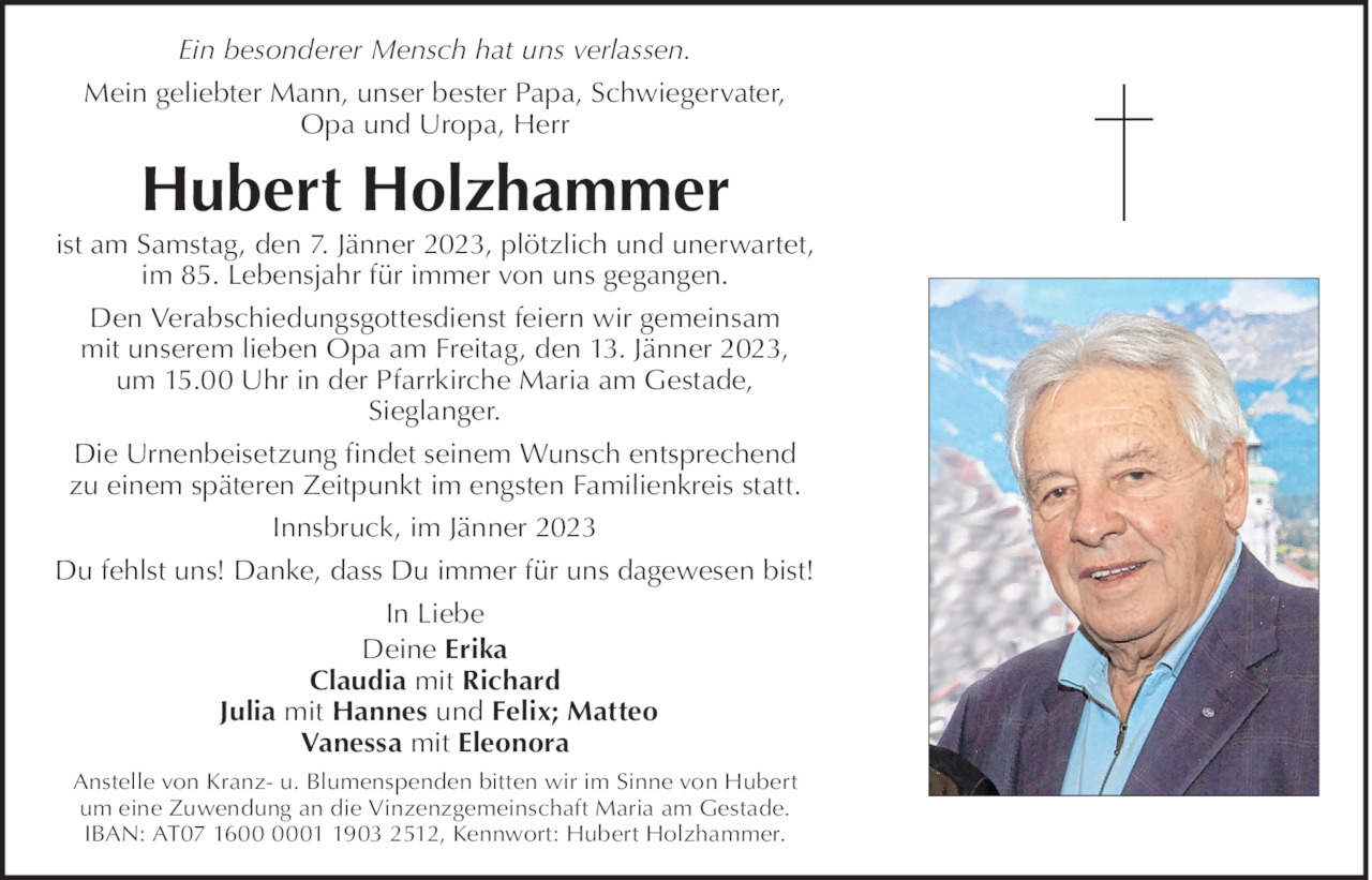 Hubert Holzhammer Bild