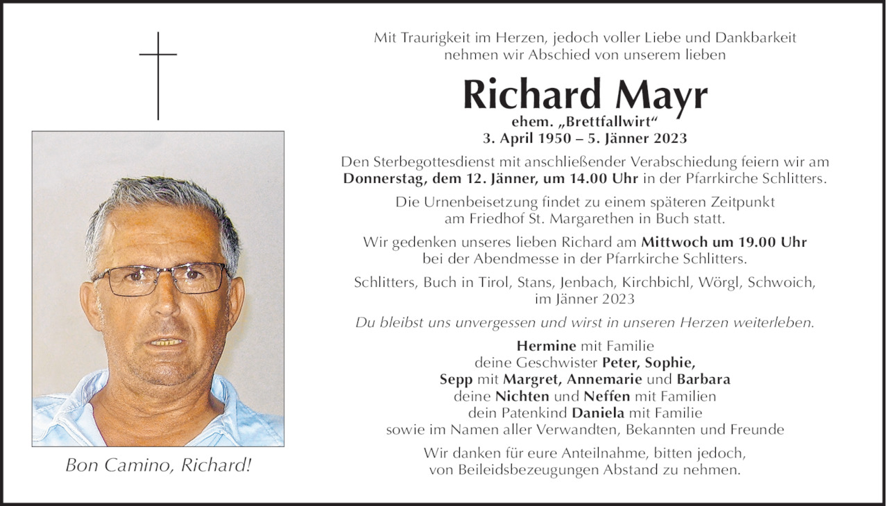 Richard Mayr Bild